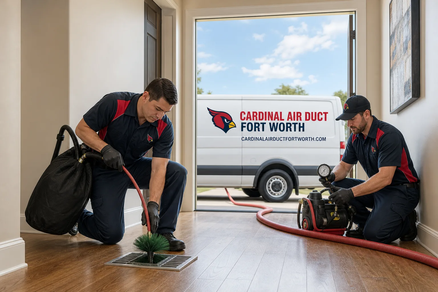 Cardinal Air Duct Fort Worth air duct cleaning team